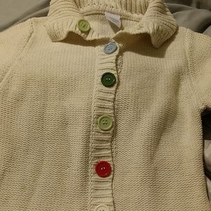 Buttoned Sweater Dress 6x